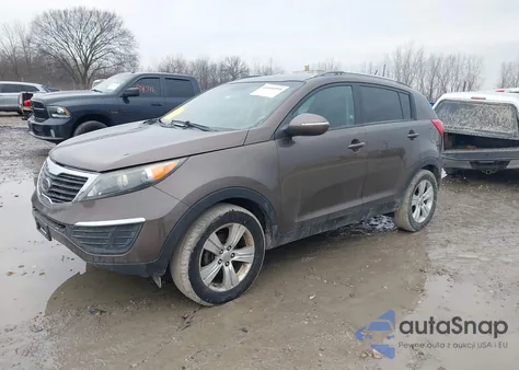 2011 Kia Sportage Lx z USA, uszkodzony, nr VIN KNDPB3A27B7122875